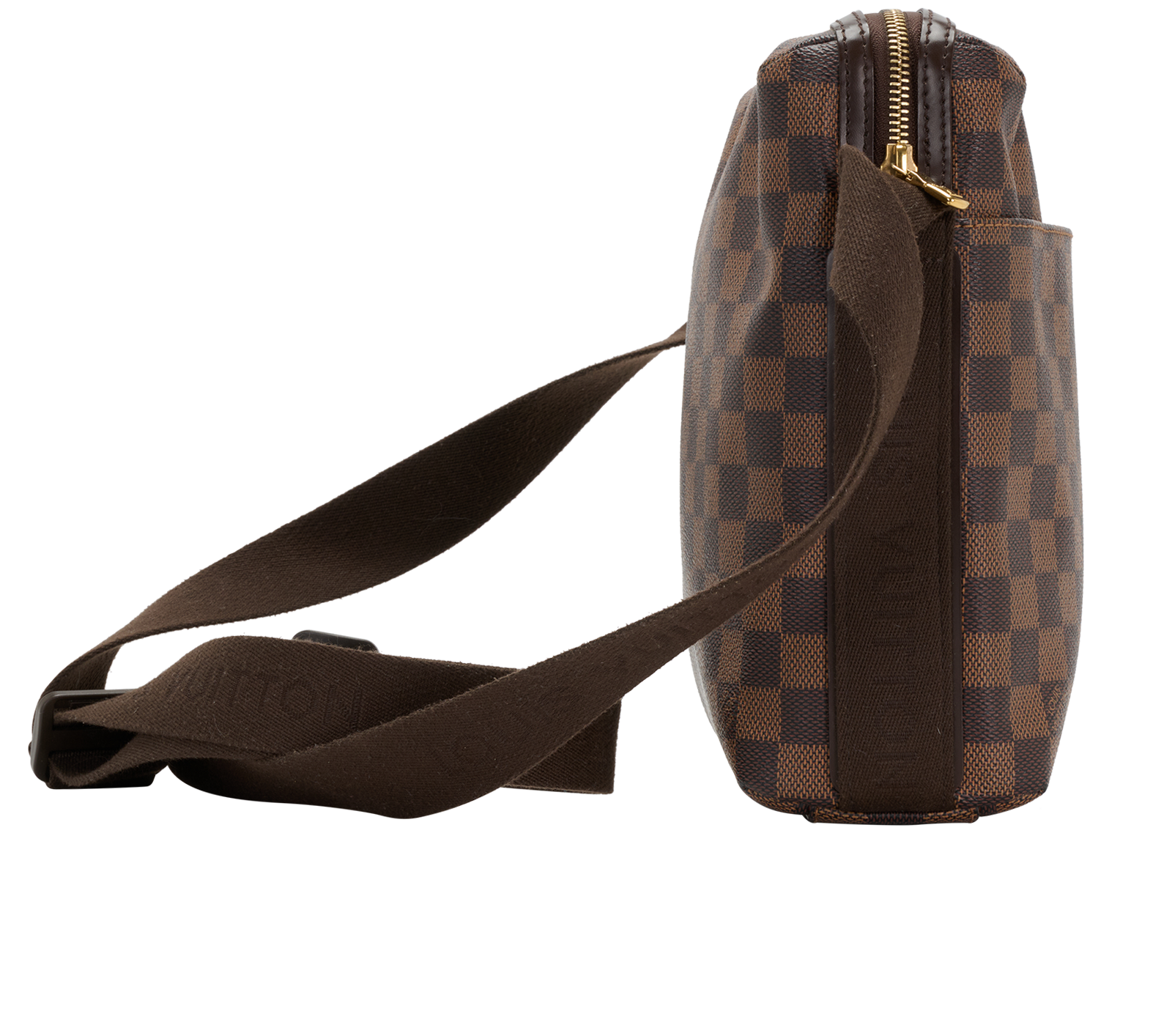 Messenger S, &pound;650, Handbags, Brown, Canvas, Side view